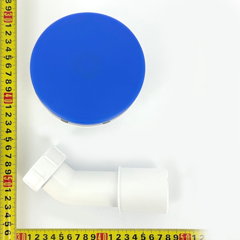 Сифон McALPINE бутылочный для поддона слив 90-100 мм с пласт. выпуском, L 82 мм, выход 40/50 мм,хром