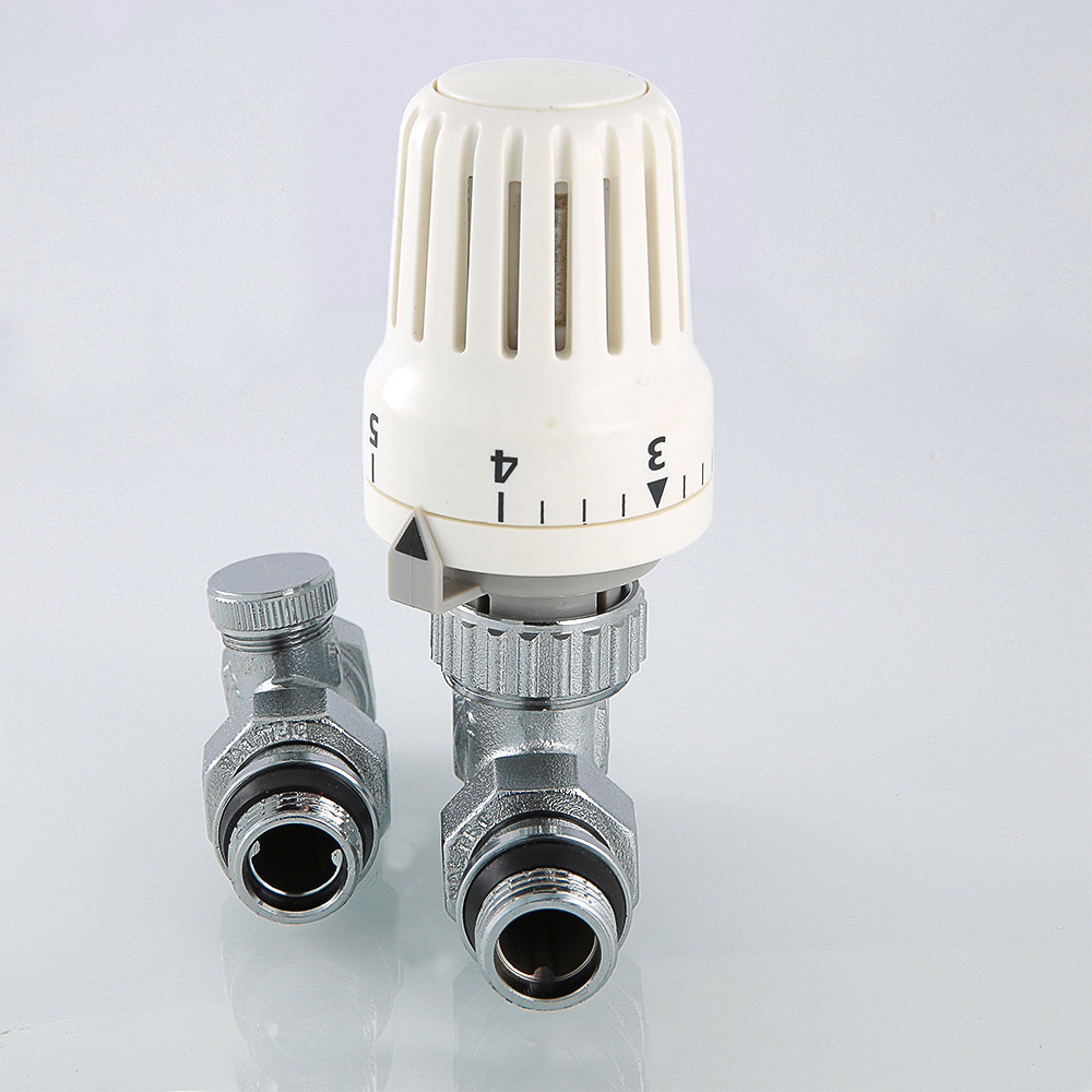 Комплект терморегулирующего оборудования ВН 1/2" для радиатора прямой VALTEC