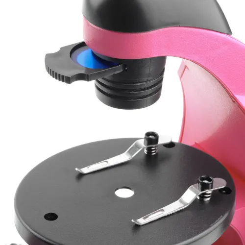 Микроскоп инвертированный Микромед «Эврика» 40–320х, фуксия