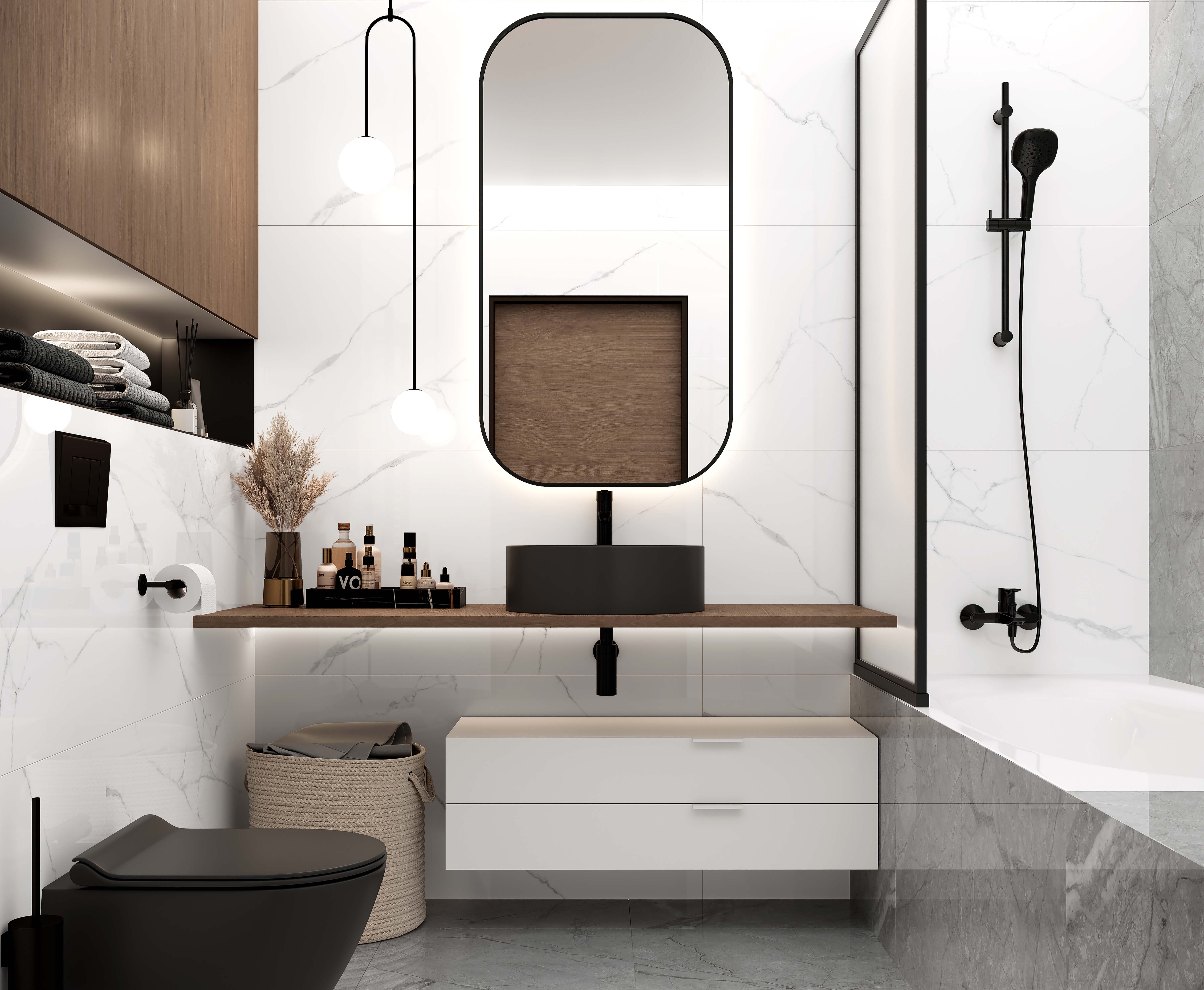 Atlantic white керамогранит i белый полированный 60x60