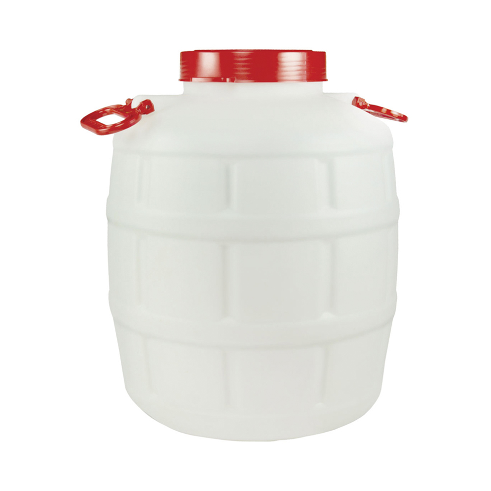 Канистра пласт. "бочонок" 75 л с навесными ручками (1/2) "альтернатива" м1008