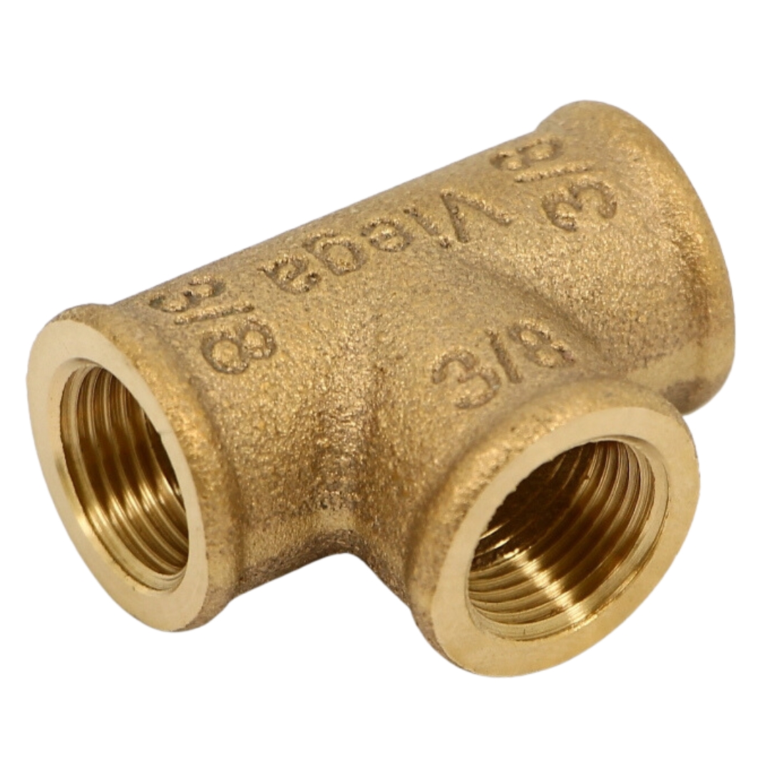 Тройник резьбовой (ВР) 3/8" бронза VIEGA (281809)