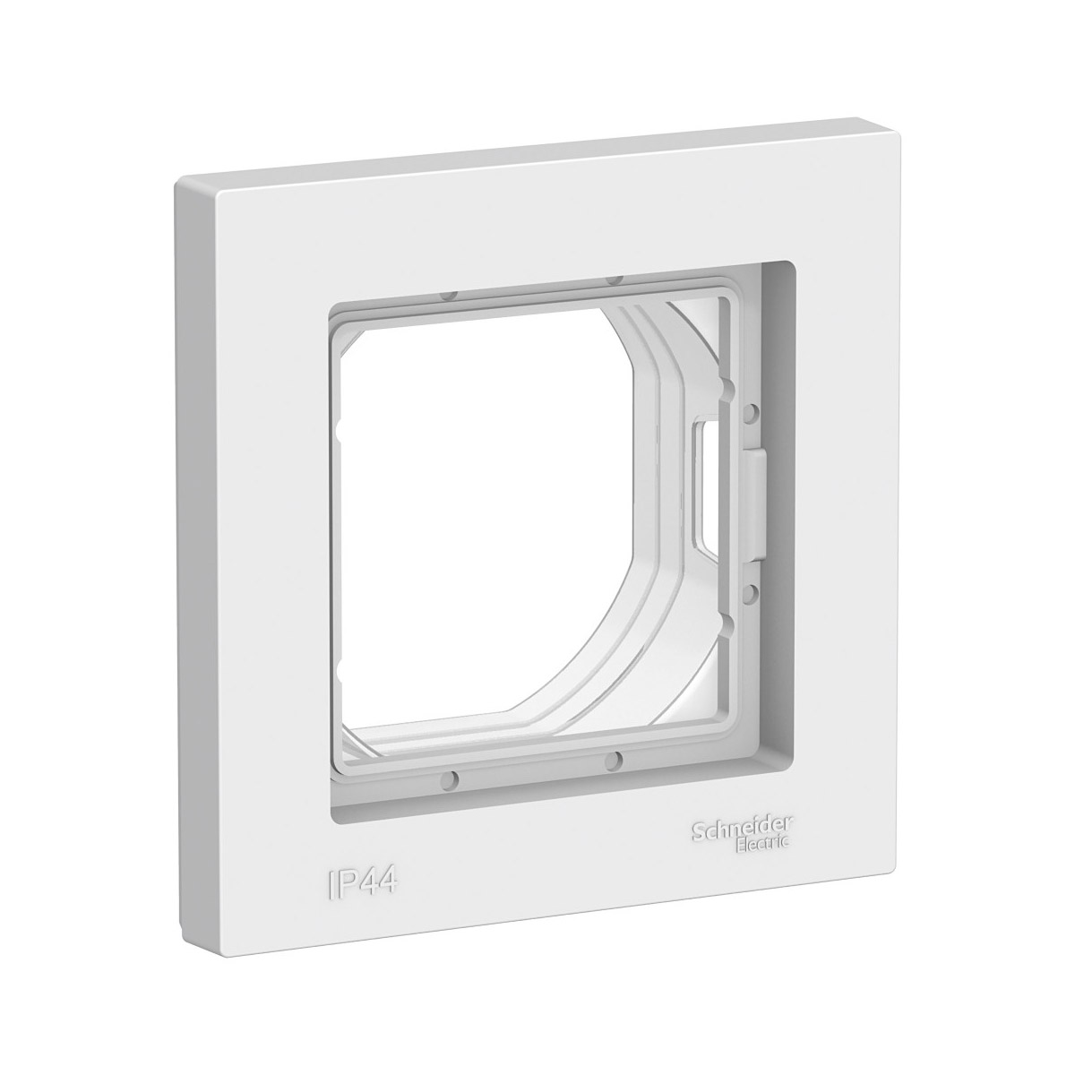 Рамка "atlasdesign aqua" 1 местн. универс., белый (1/10/60) "schneider"