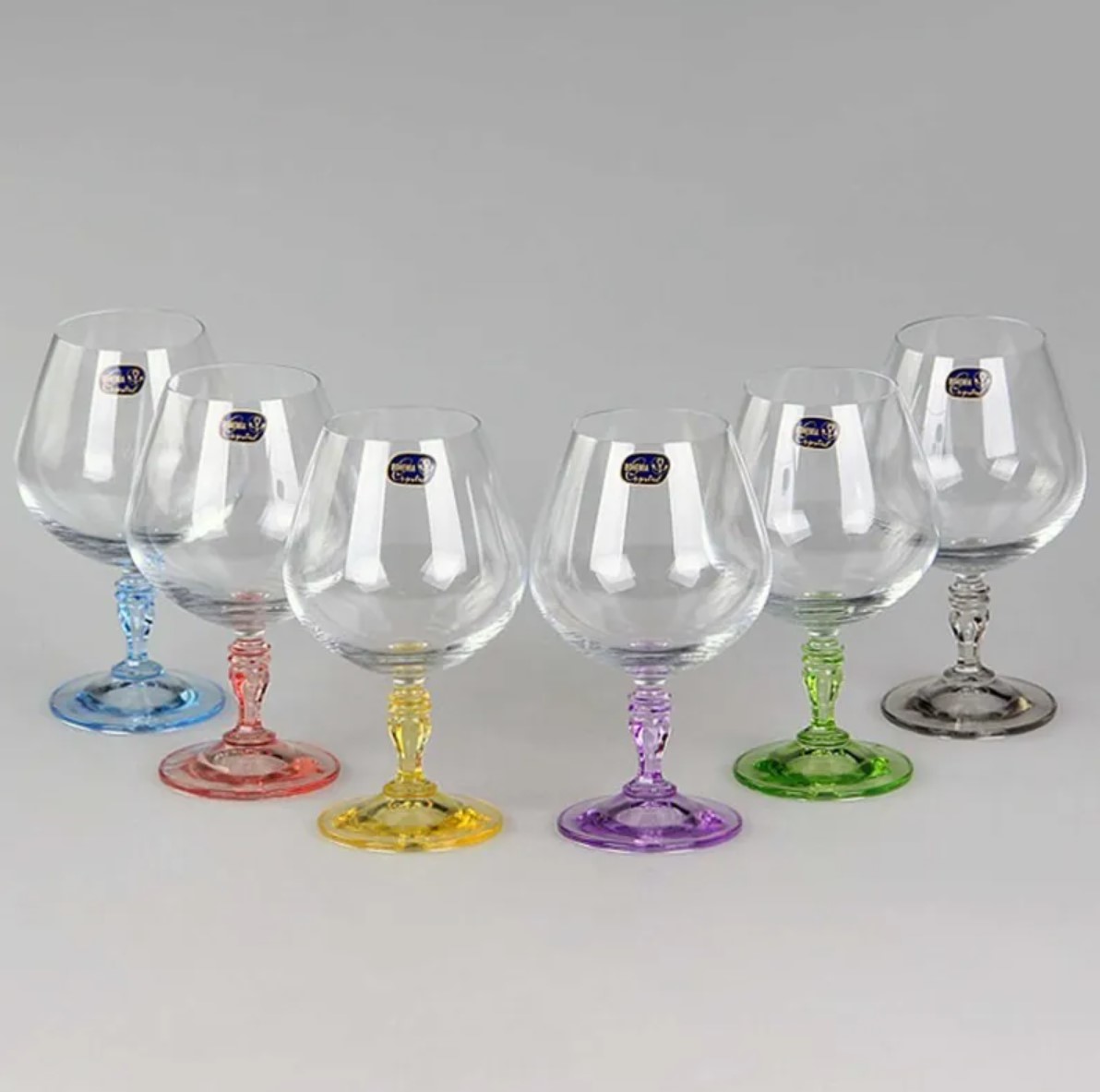 Бокал для бренди "victoria" 380 мл (набор 6 шт.) (1/8) "crystalex" 40727/d4646/380