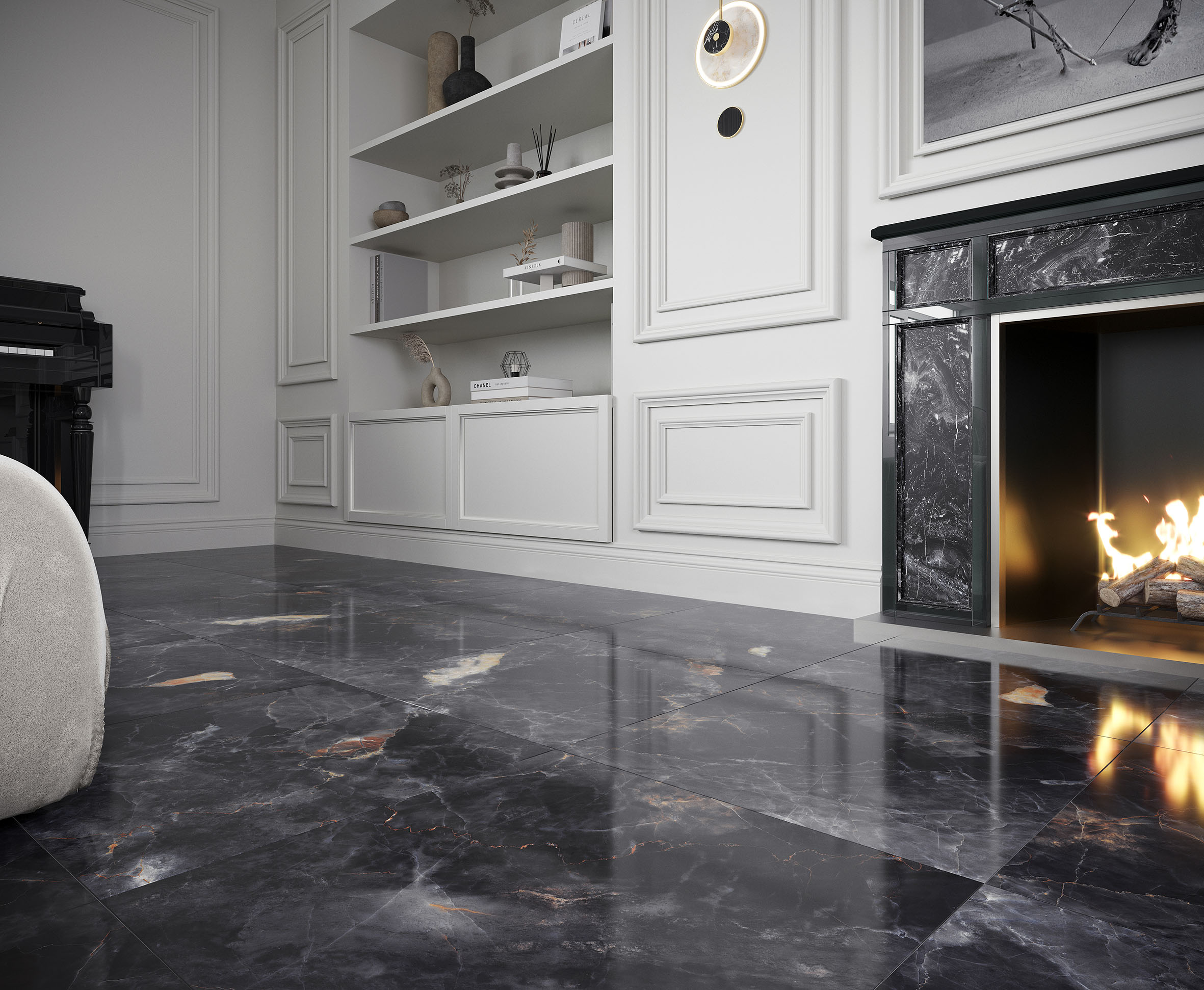 Aliot blue керамогранит полированный 60x120