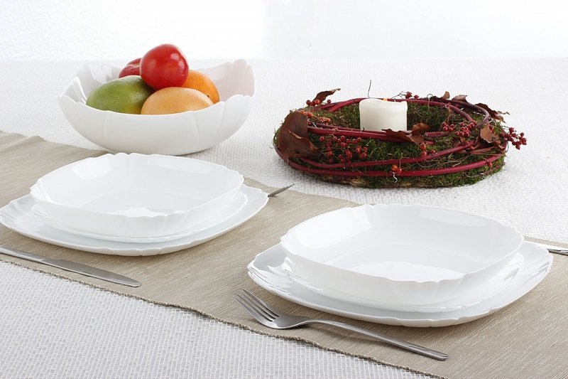 Тарелка суповая "luminarc" lotusia 22,5 см (24)