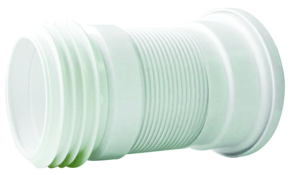 Слив для унитаза гофр. армированный укороч. 200-350 мм (1/25) "вирпласт"