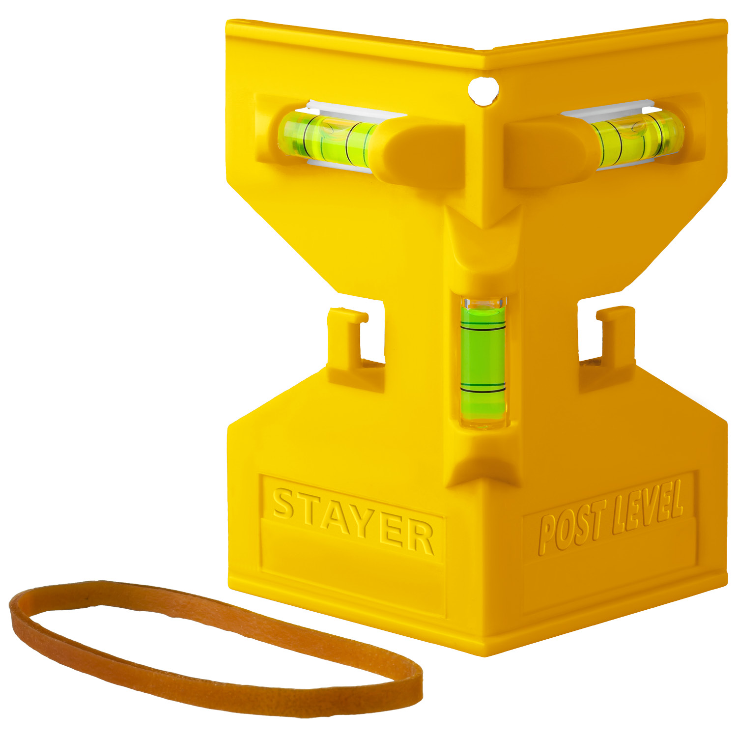 STAYER POST LEVEL, магнитный уровень-угольник (3456)