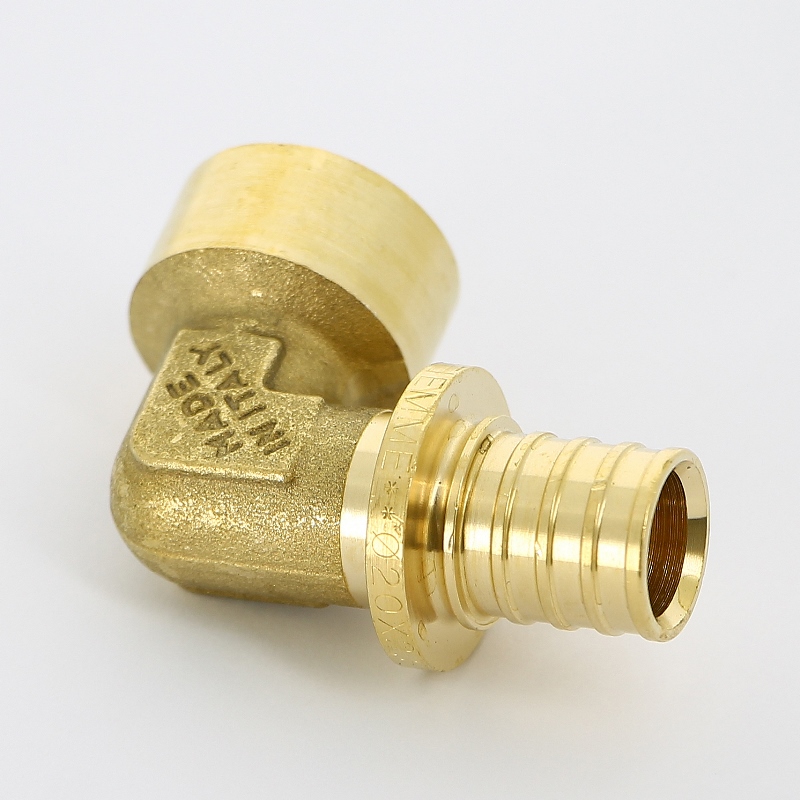 Угол переходной 16 x 1/2" ВР аксиальный для труб PE-X UNI-FITT