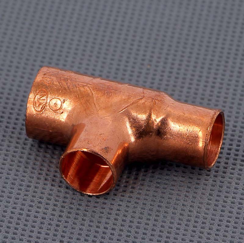 Тройник переходной под пайку 15 х 12 х 12 мм VIEGA медный