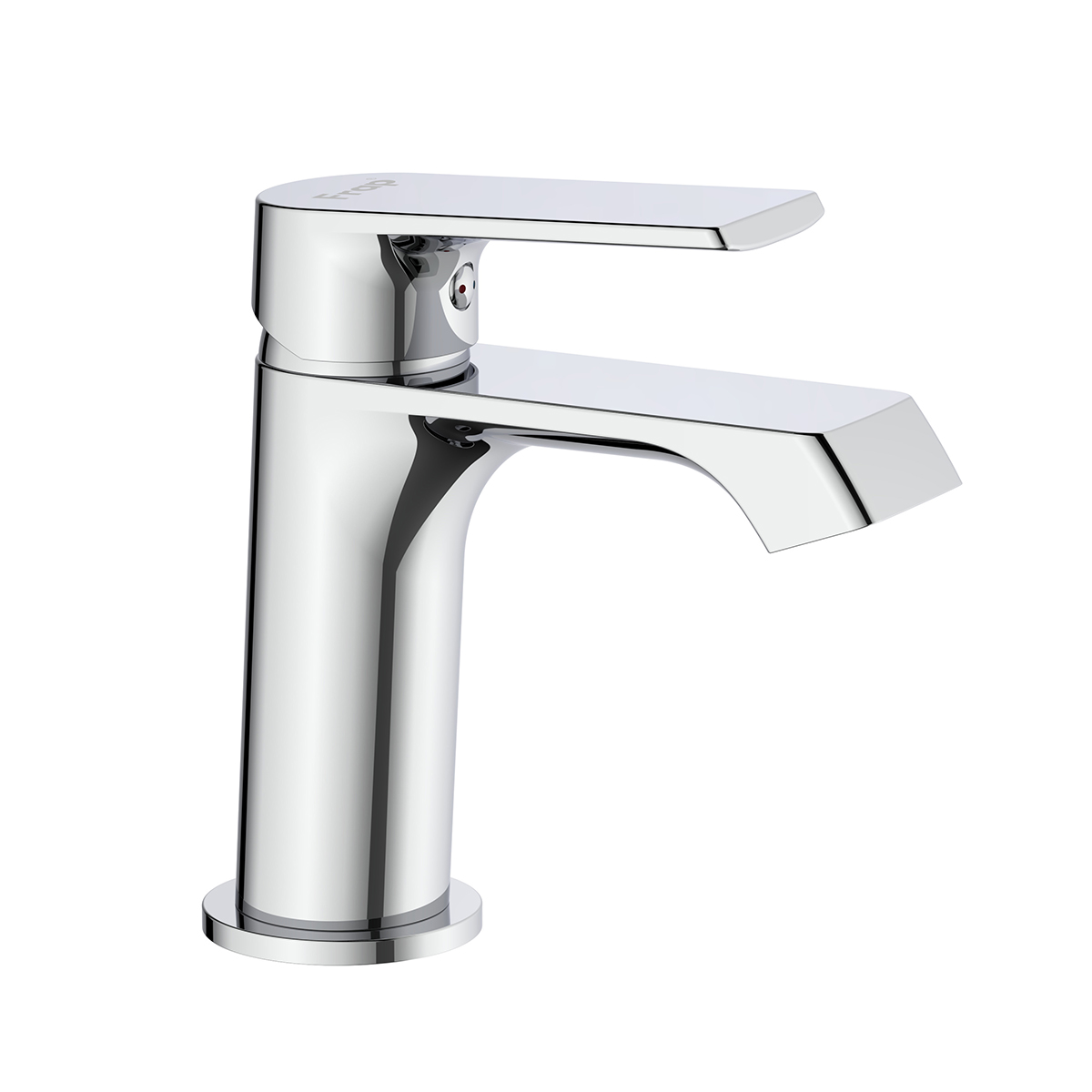 Смеситель для умывальника f1071 монолитный, высокий, хром (1/10) "frap"