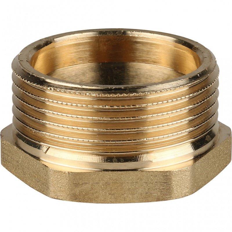 Футорка редукционная НВ 1"1/4 x 1/2" латунь STOUT