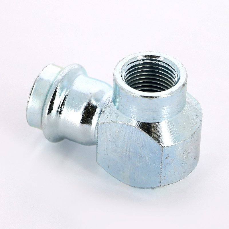 Угол пресс-В 22x1/2" оцинкованная сталь Prestabo VIEGA