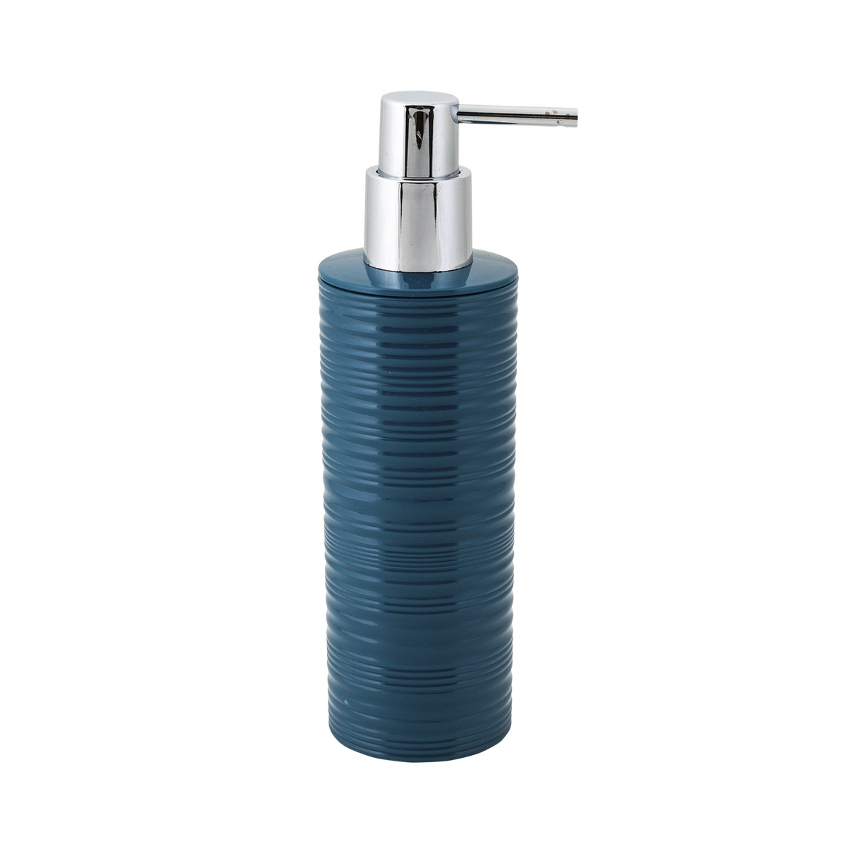 Дозатор для жидкого мыла "assen" пласт. (темно-синий) (1/12) "swensa" swp-7025dbl-01