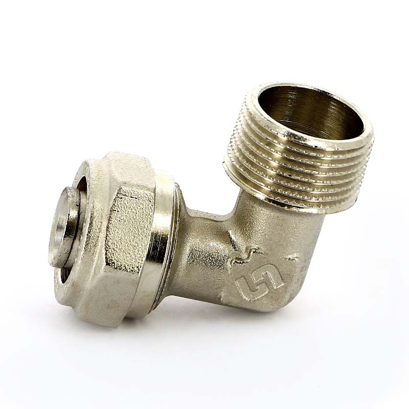 Угол обжимной НР 20 х 3/4" 90° UNI-FITT для м/п труб