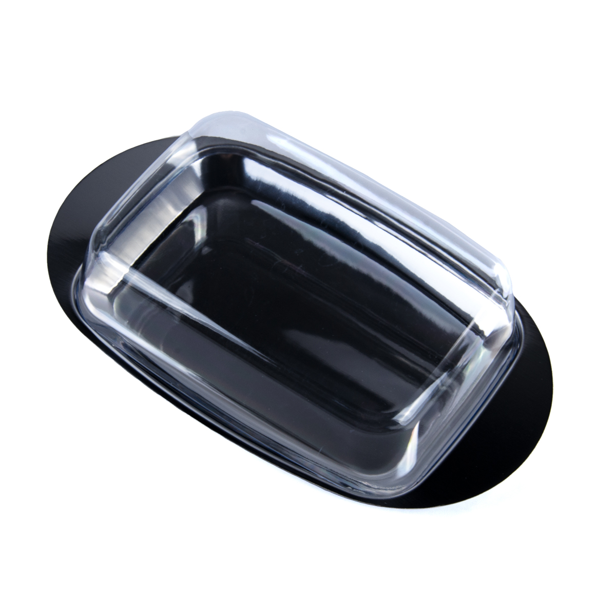 Масленка нержав. "oliatore" 18*11*4 см, пласт. крышка (1/6/30) "mallony"