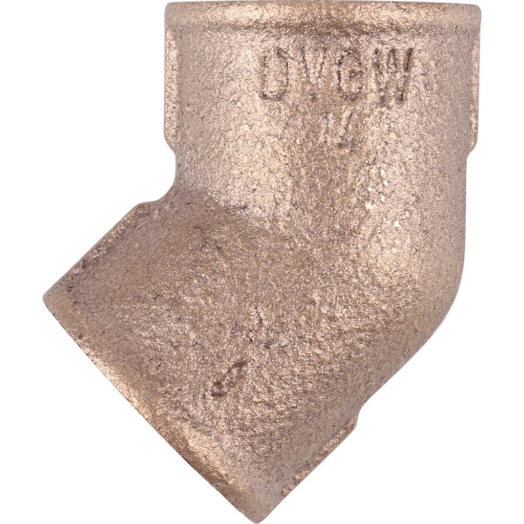 Угол резьбовой 45° (ВР) 1/2" бронза VIEGA (320690)