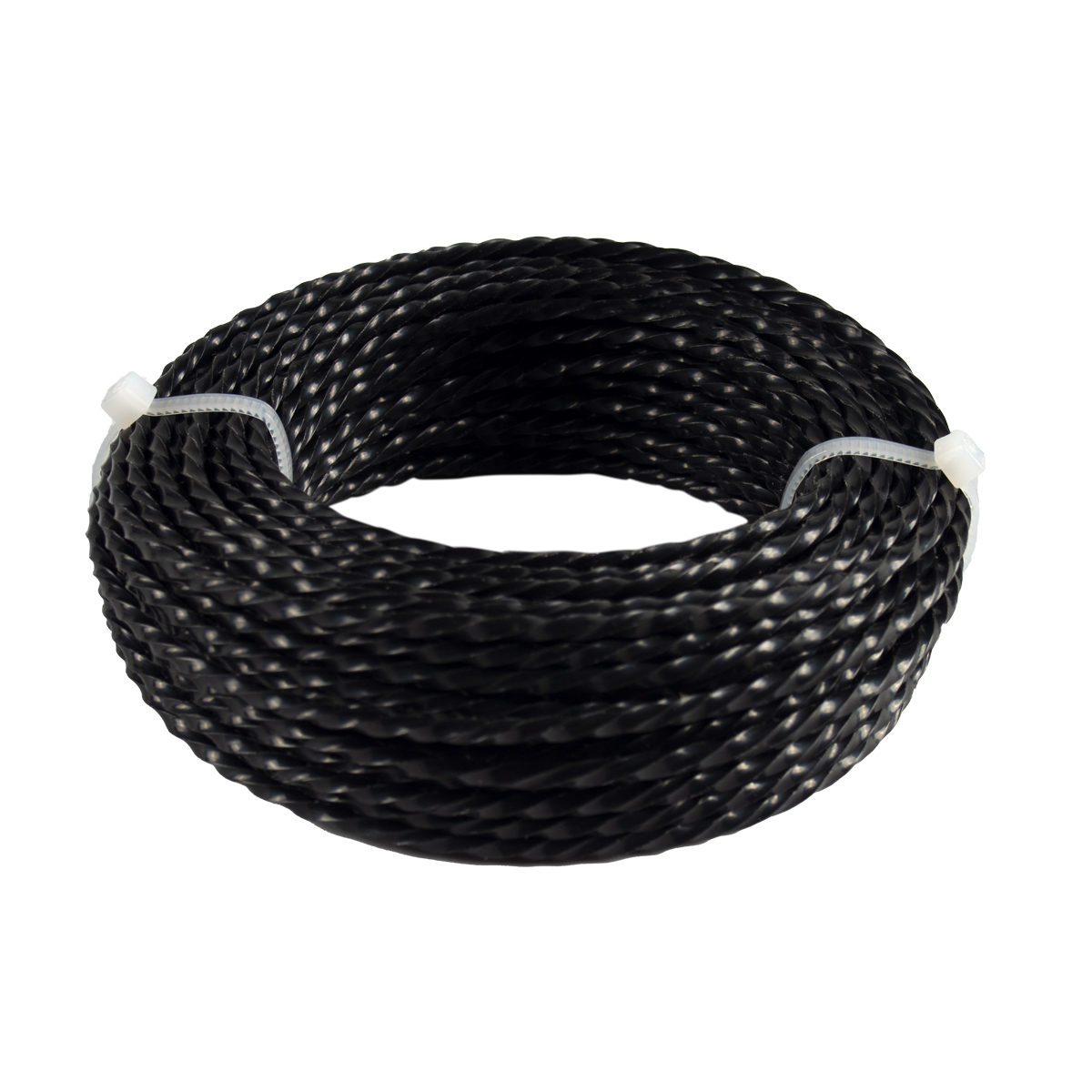 Леска для триммера 2,4 мм 15 м скрученный квадрат (1/100/200) "шабашка" 034-4045