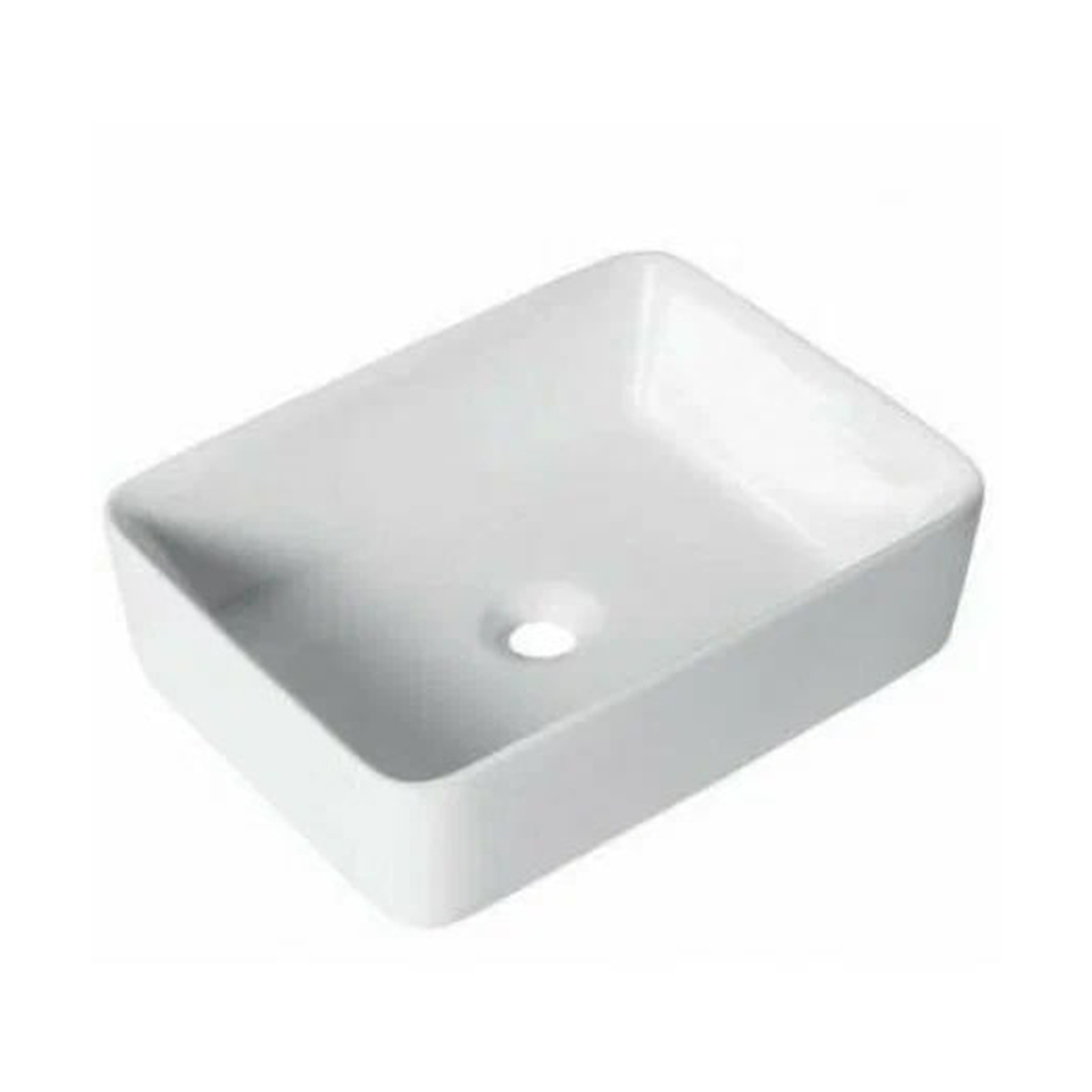 Раковина накладная gt403 керамическая 48*37*13 см, белая (1) "gappo"