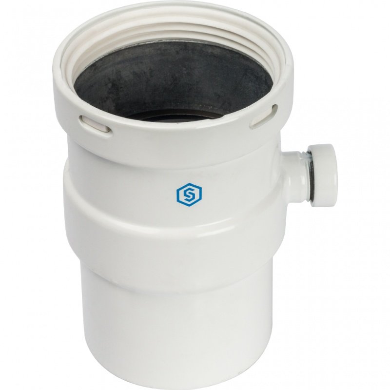 Труба дымохода D=80 с патрубком для конденсата STOUT