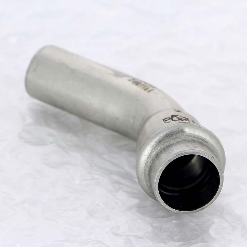 Угол-вставка пресс 45°15 нержавеющая сталь Sanpress Inox VIEGA