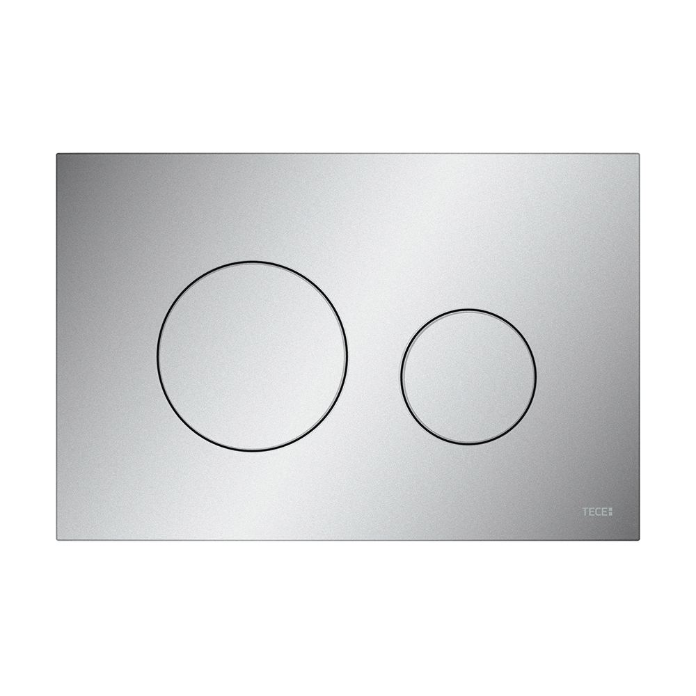 Пластиковая панель смыва TECEloop 2.0 хром матовый, для инсталляции унитаза, 150 x 220 x 5 мм