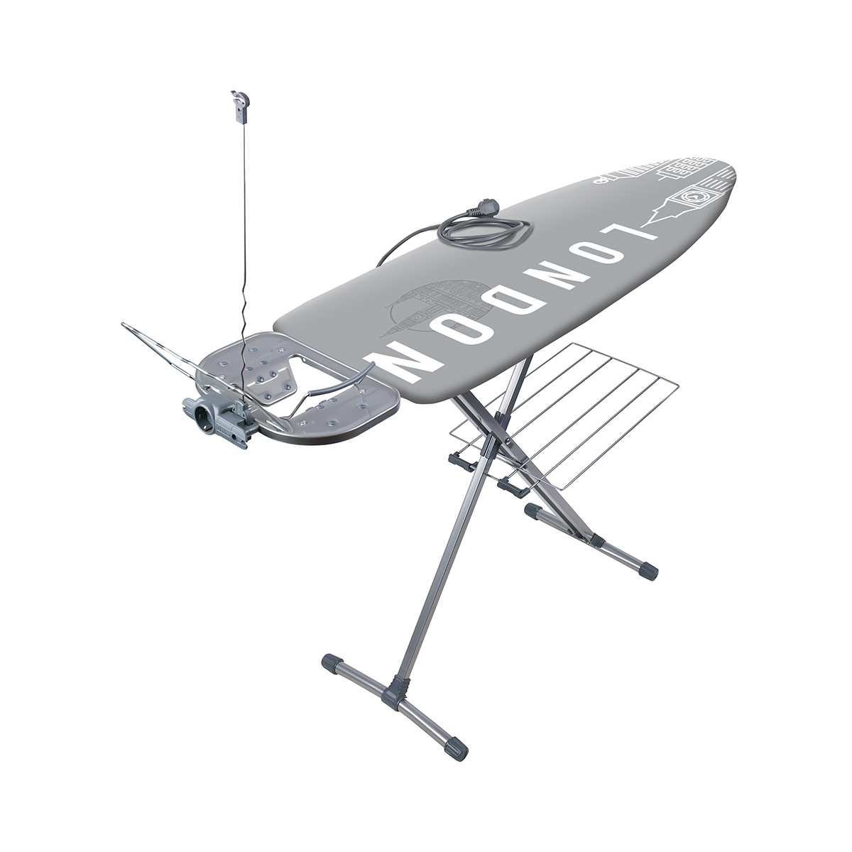 Доска гладильная "ника бест" (лондон) 122 х 40 см (1/3) металл  "ника" нб/6