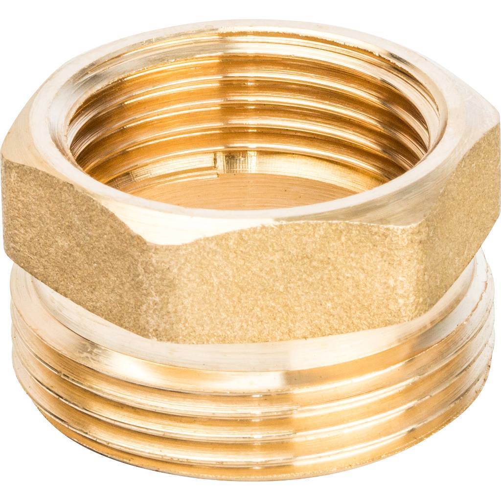 Американка ВН 1" латунь STOUT плоская прокладка