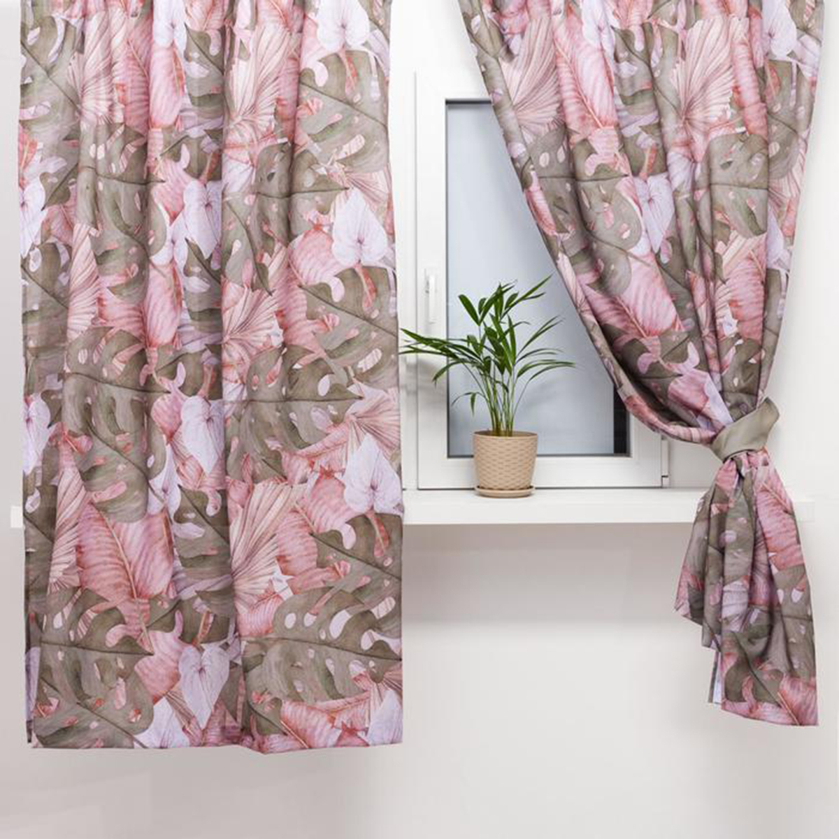 Шторы для кухни "сад" 145*180 см компл. 2 шт. с подхватами (1) "этель" 5513589