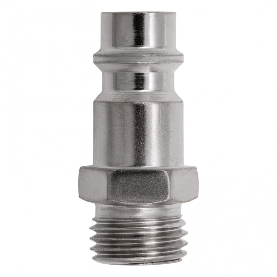 Ниппель универсальный быстросъемный ("папа"), 1/4, внешняя резьба, 2 шт, Stels (57053)