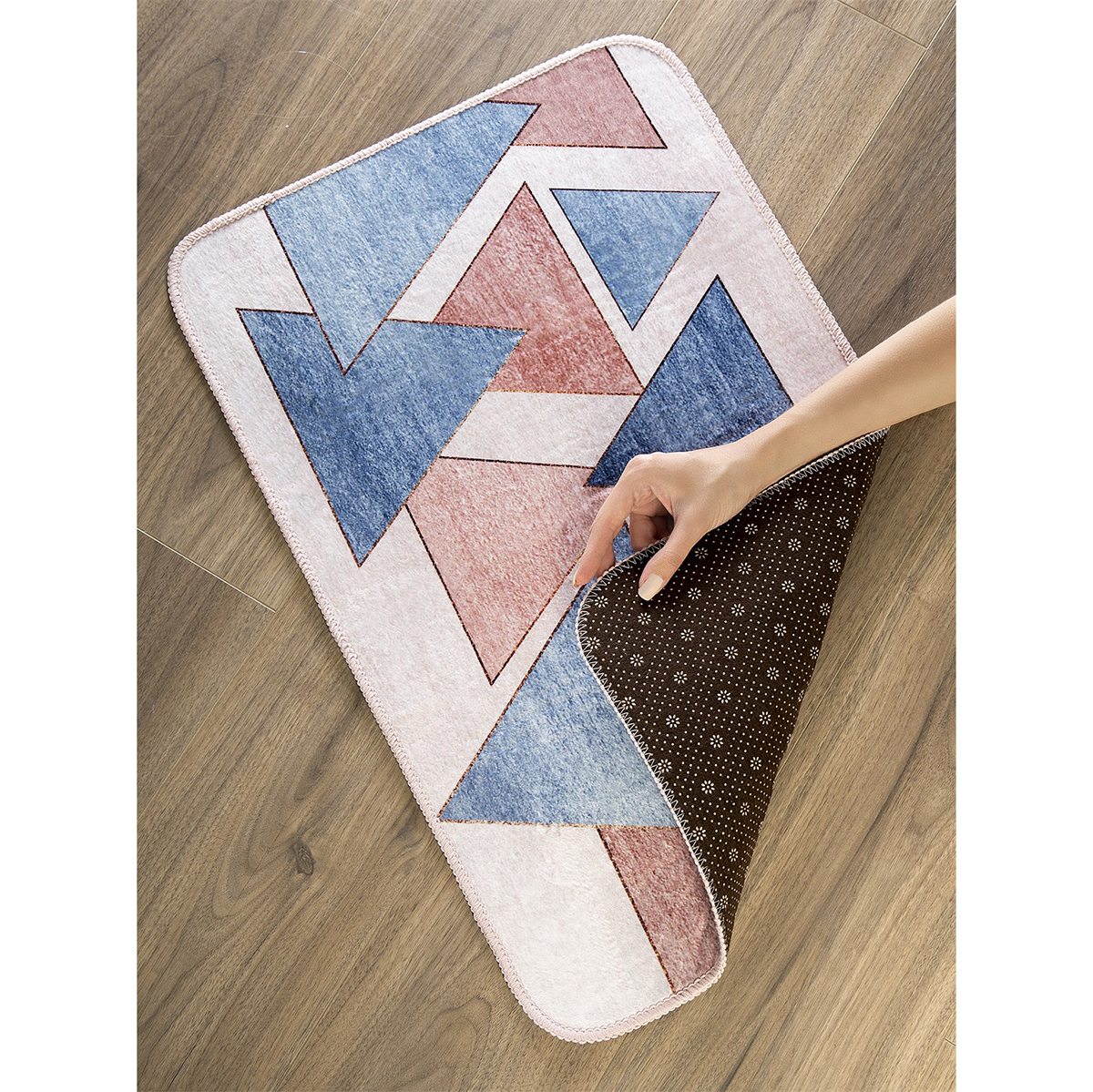 Коврик для ванной "мозаика" 70*45 см (флис) (1/80) "eg"