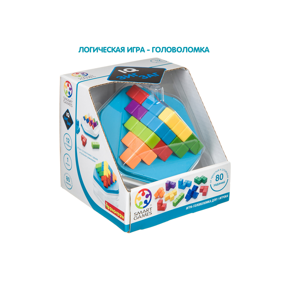 Игра логическая "iq-зигзаг" "bondibon" вв4678