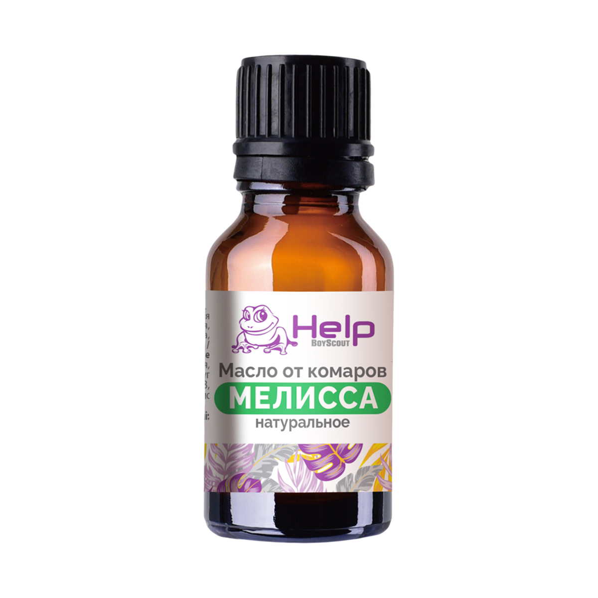 Масло эфирное от комаров "мелисса" 15 мл (1/20) "help" 80443
