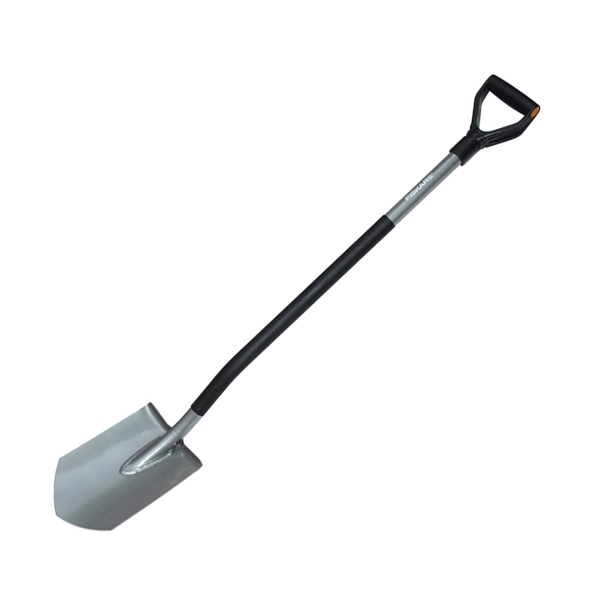 Лопата штыковая "ergonomic" с черенком и ручкой (1/4) "fiskars" 1001568