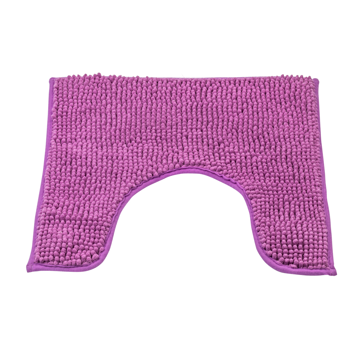 Коврик для туалета "merci" 45*45 см, полиэстер (светло-фиолетовый) (1/36) "swensa" atm-2100lvl-t