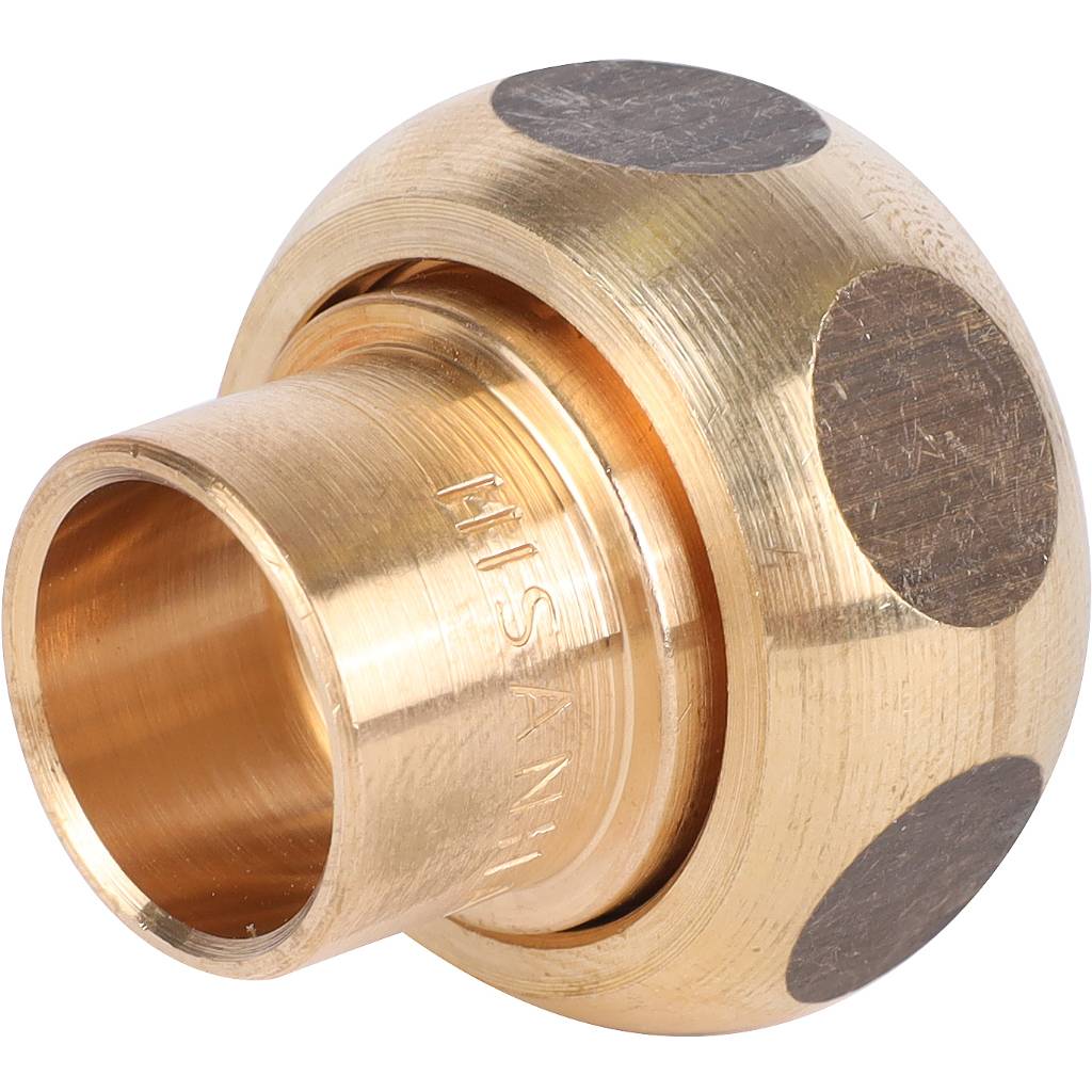 Муфта (американка) 15x3/4" (ВР) с накидной гайкой под пайку SANHA бронзовая 143591534