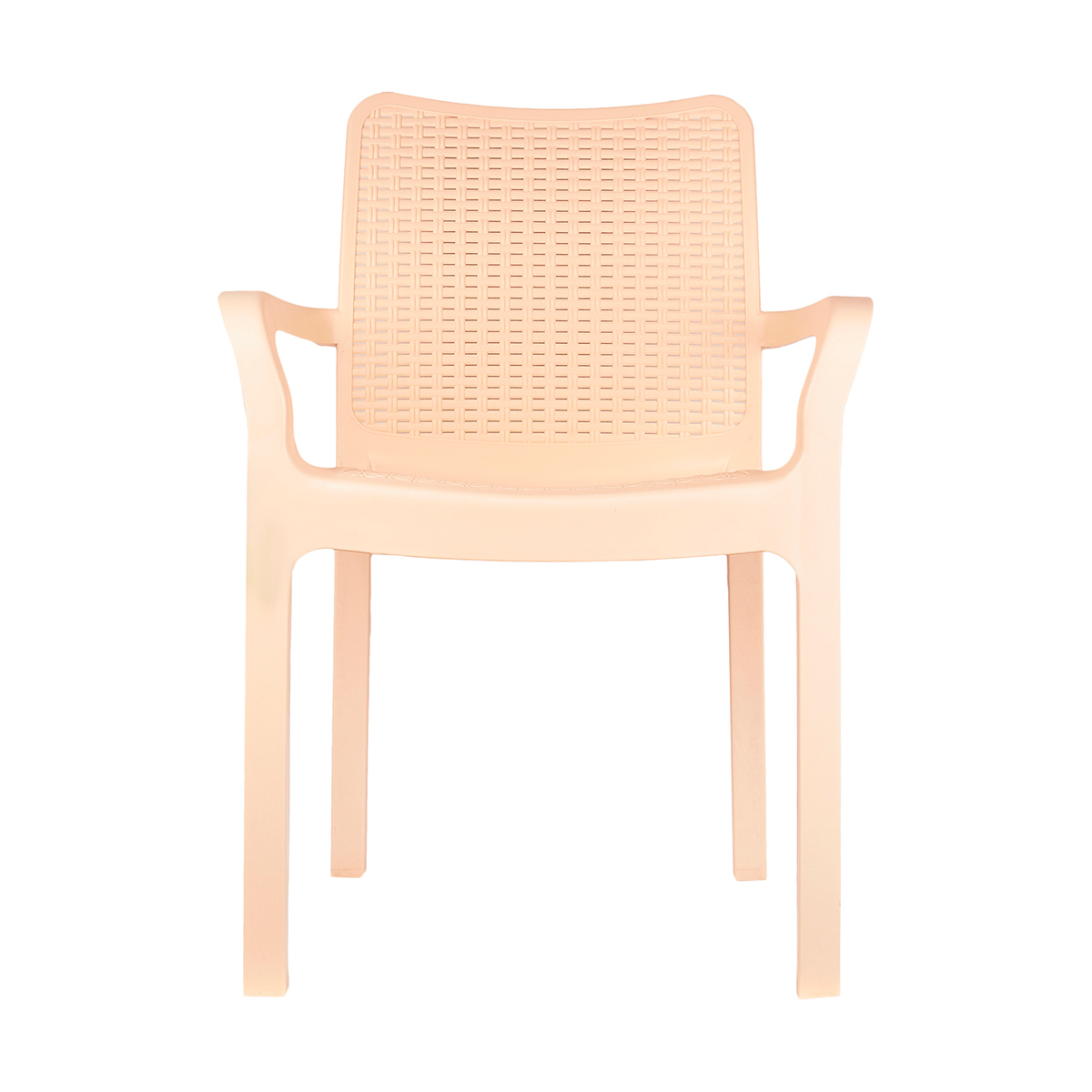 Кресло пласт. "rattan" (сливочный) (1/4) "ingreen"  ing6182слв