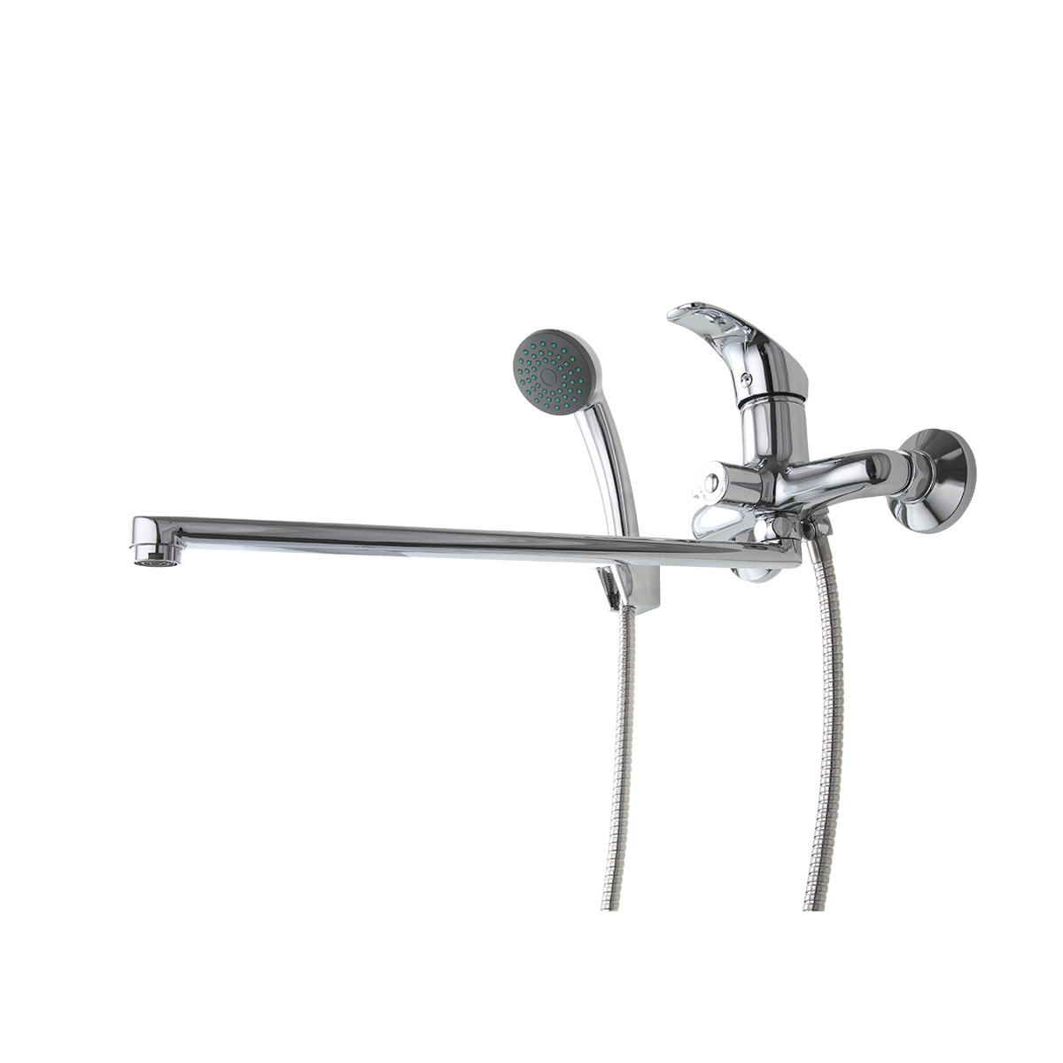 Смеситель для ванн f2236 длинный поворотн. излив, хром (1/10) "frap"