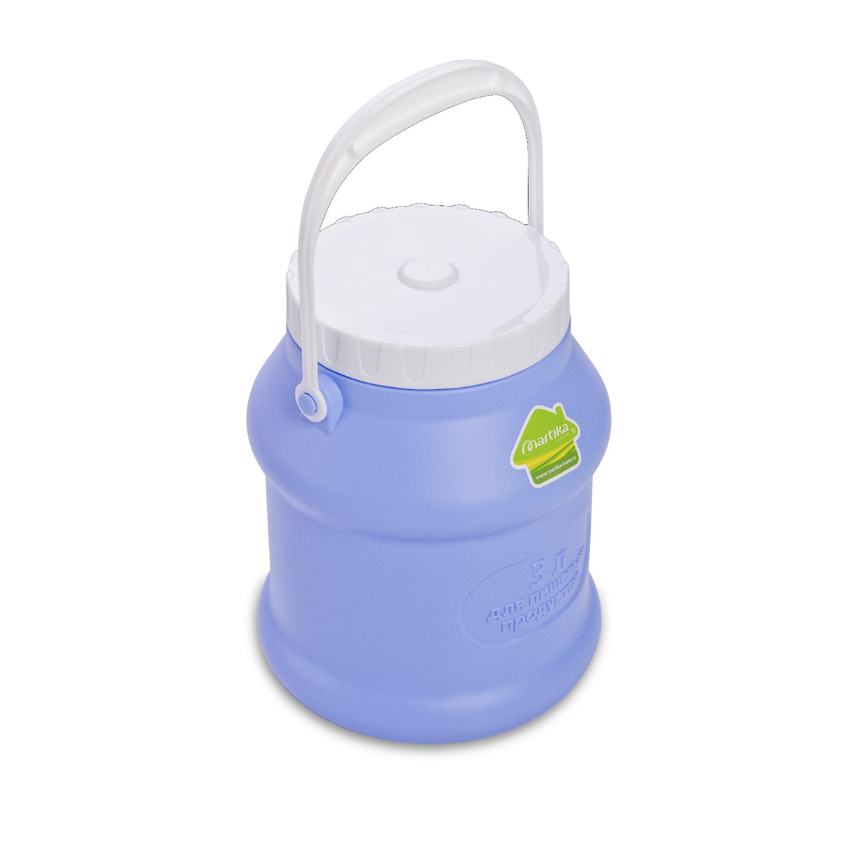 Бидон пласт. "просперо" 3 л с крышкой (фиолетовый) (1/16) "мартика" с925фил