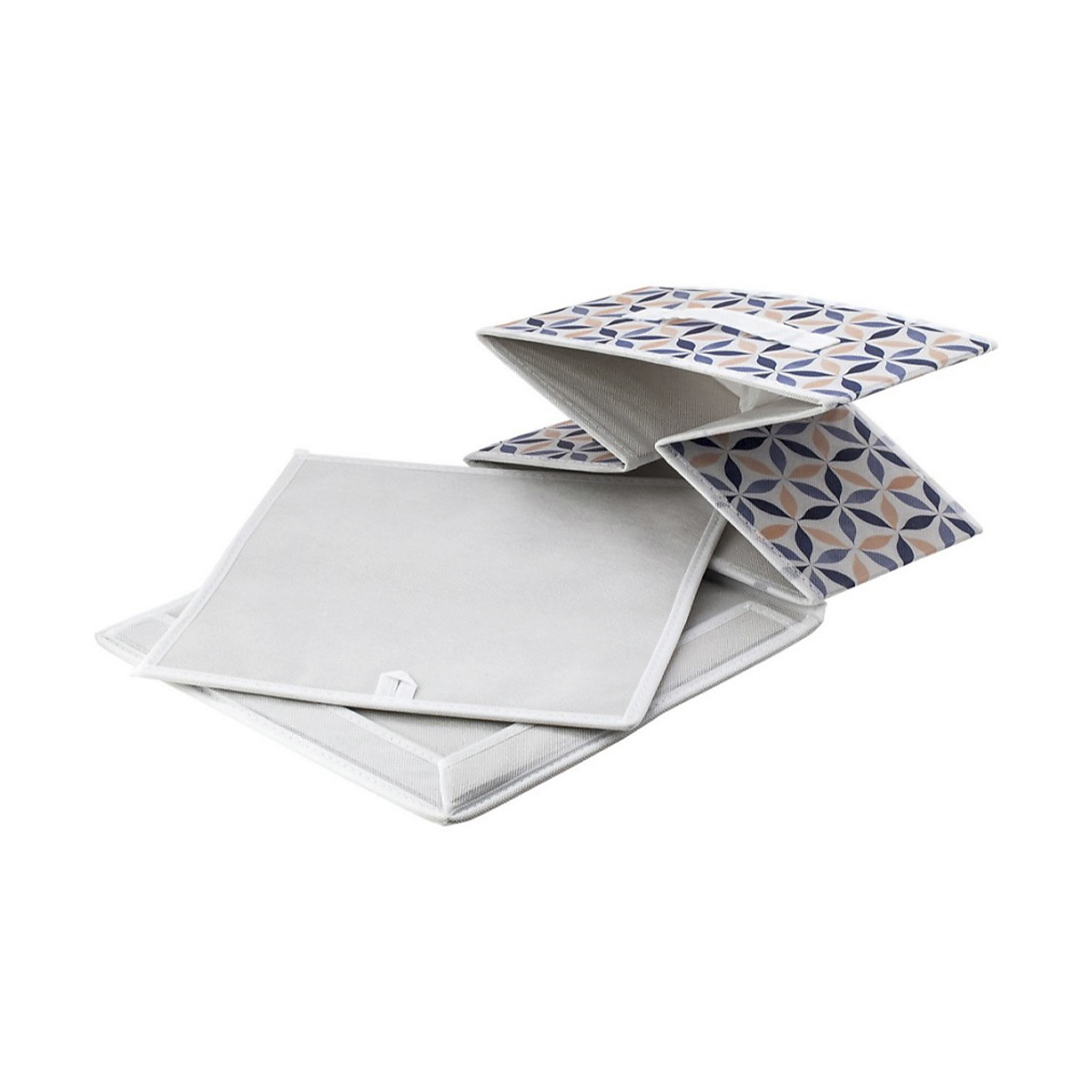 Короб для хранения "flow" 30*30*16 см с крышкой и ручкой, складной (1/16) "happi dome" hhss-4021-02