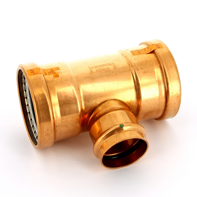 Тройник пресс медный Profipress XL VIEGA 88.9x54x88.9