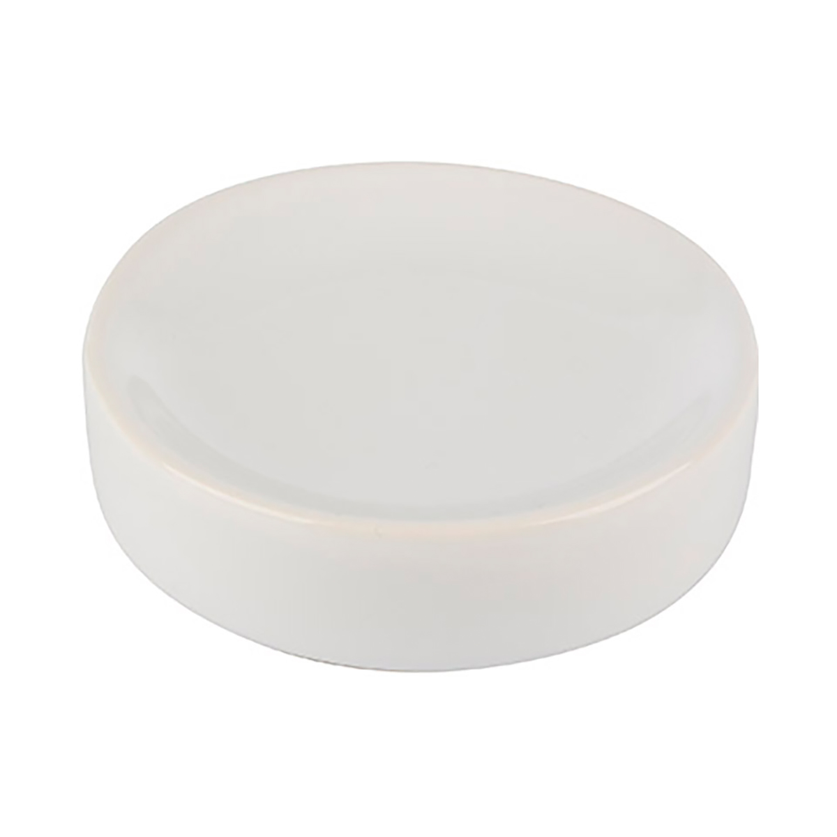 Мыльница "классика" керамика (белый) (1/24) "рыжий кот"