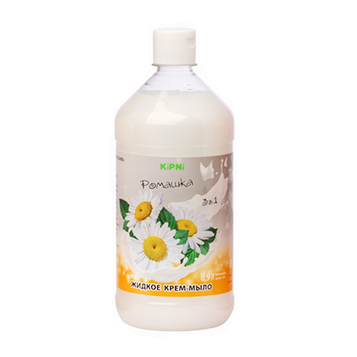Жидкое крем-мыло "kipni" (ромашка)  0,9 л (1/20)