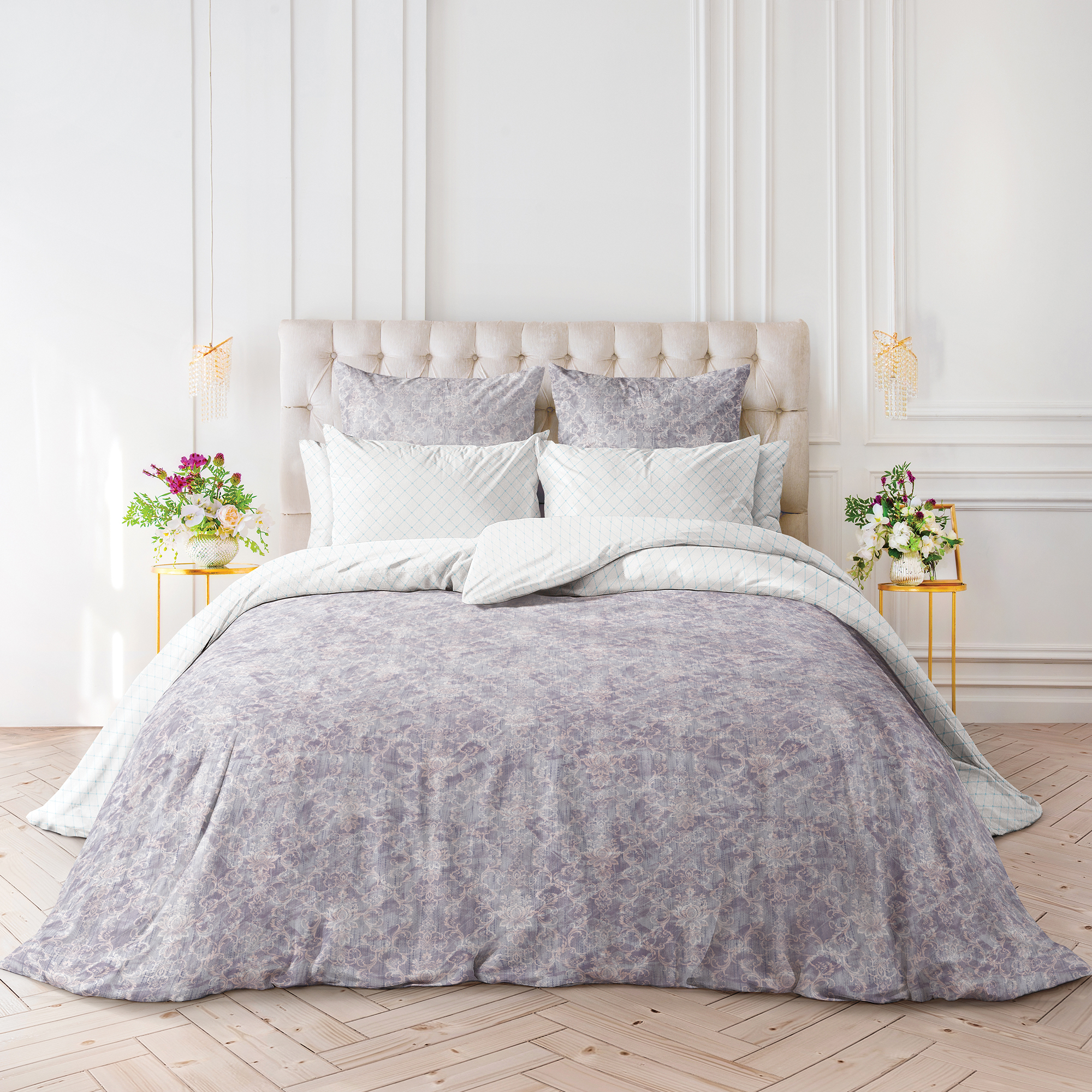 Постельное белье "verossa" moon 1,5 сп. (сатин) (1)