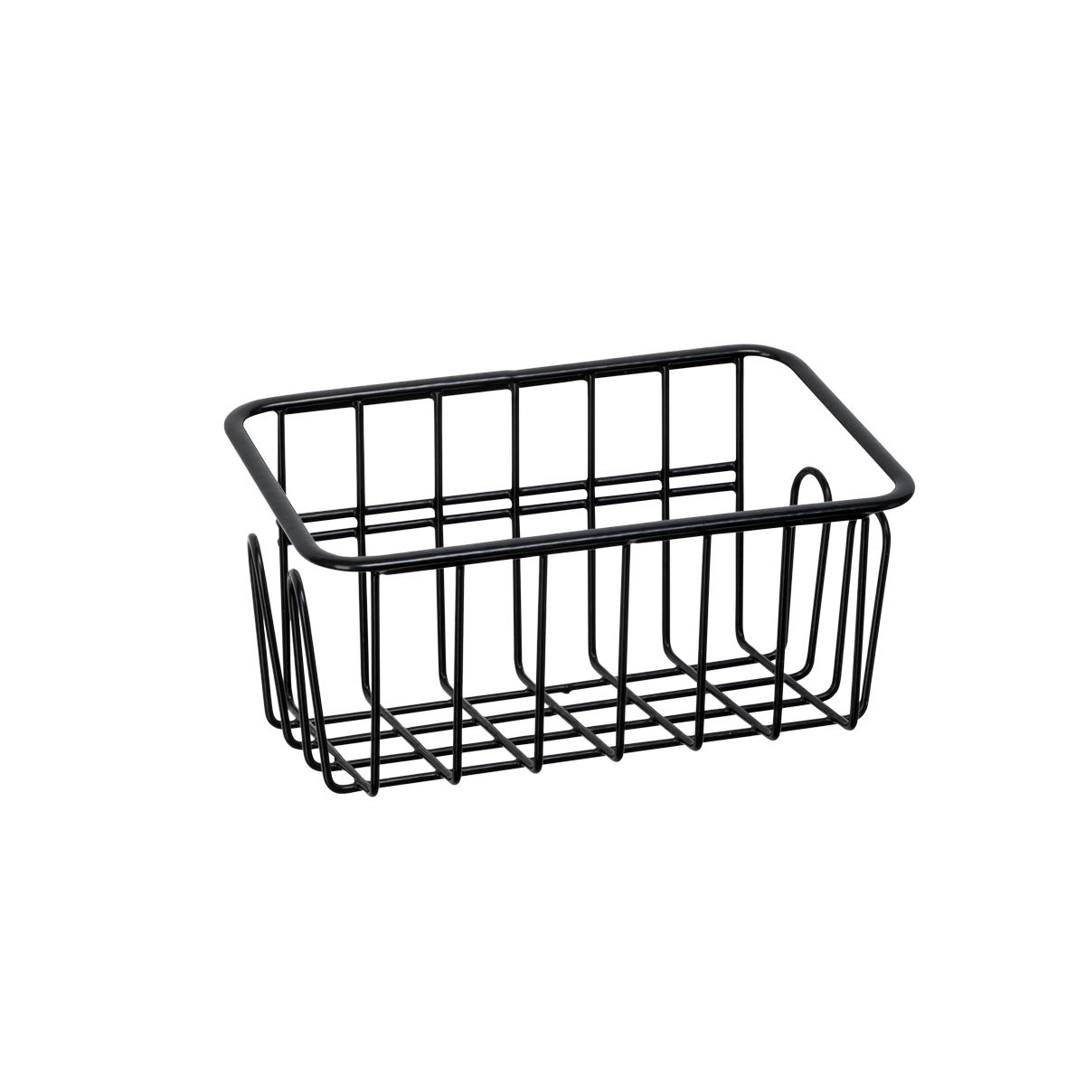 Полка-корзина "trait" 20 см металл (черный) (1/40) "swensa" brw-19009-13