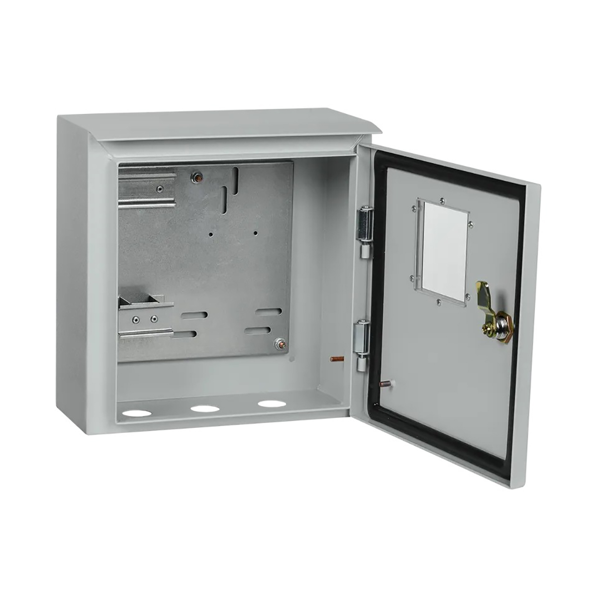 Щиток учетно-распределит. навесной "titan" щу 1/1-0 у1 ip66, металл. 310*300*150 мм (1) "iek"