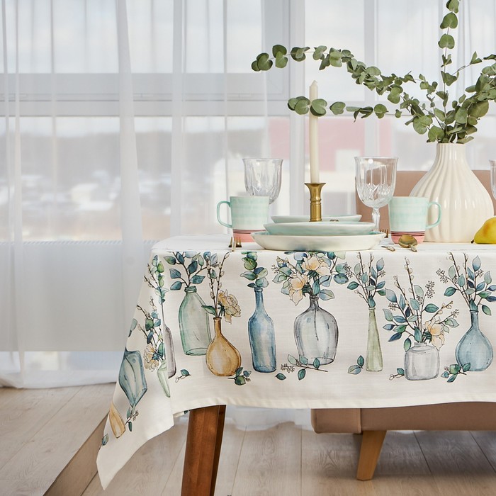 Скатерть "этель" flower mood 146*250 см (1/14) 7578571