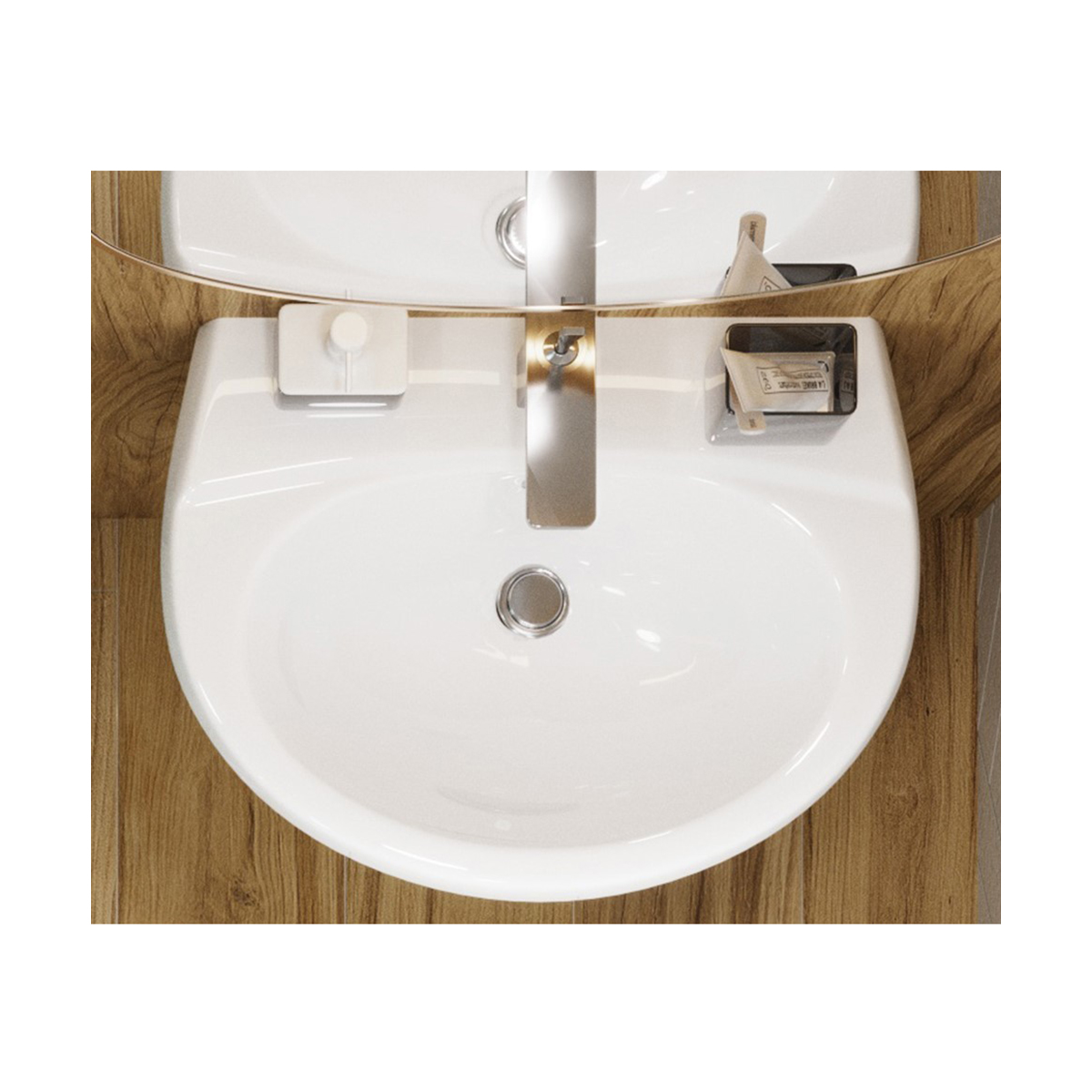 Раковина "виктория" уп белая "sanita" wb.pd/victoria/60-c/wht.g/s1