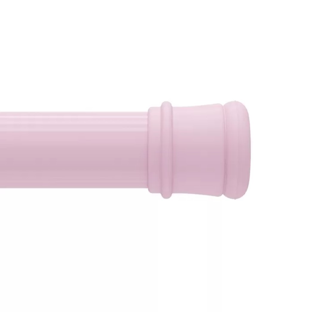 Штанга для ванной алюмин. телескоп. 110-200 см розовая (1/24) "milardo"  013a200m14