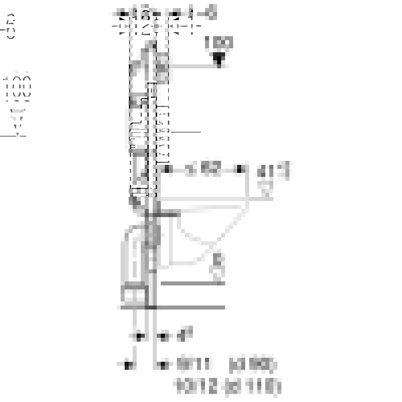 Модуль Geberit Duofix Basic 112 см, c двойной кнопкой Delta мат хром, с бачком Delta 12 см